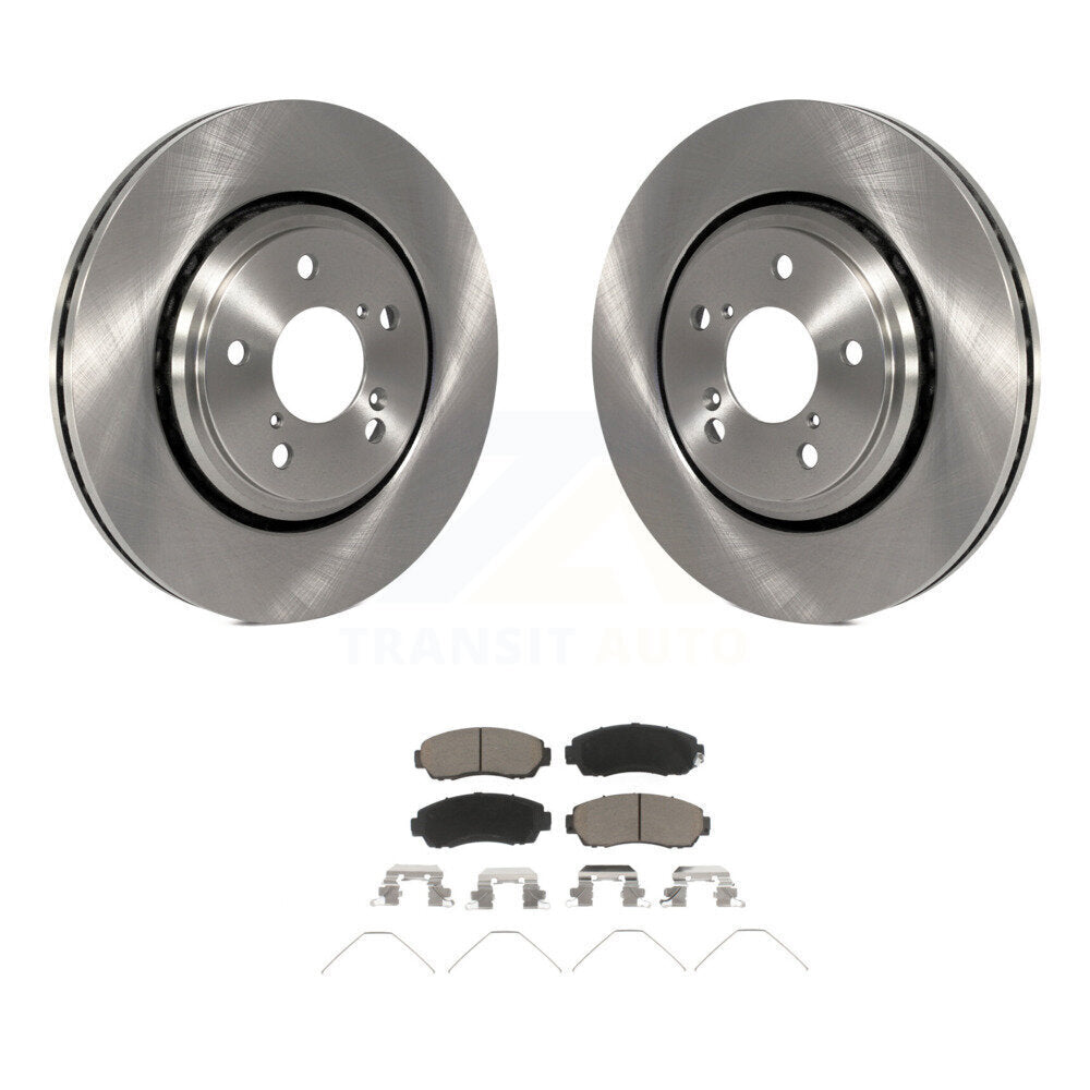 Disc Brake Rotors And Ceramic Pads Front Kit For Honda Odyssey Passport