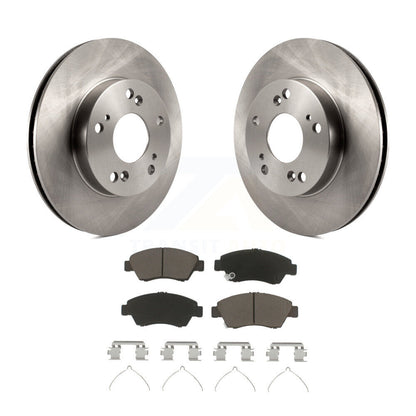 Disc Brake Rotors And Ceramic Pads Front Kit For Honda Civic Acura ILX