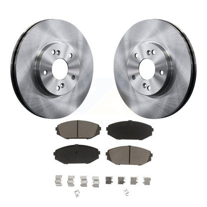 Disc Brake Rotors And Ceramic Pads Front Kit For Honda Odyssey Acura MDX