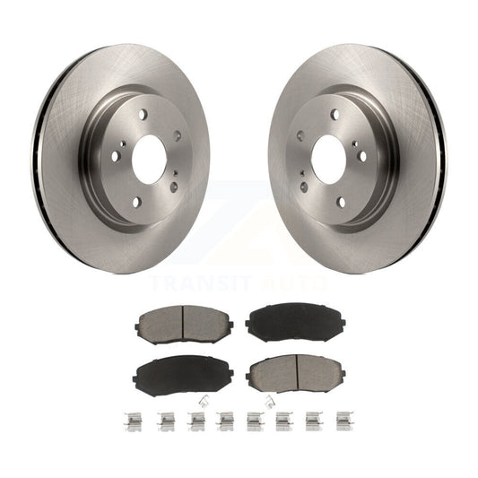 Disc Brake Rotors And Ceramic Pads Front Kit For 2006-2013 Suzuki Grand Vitara