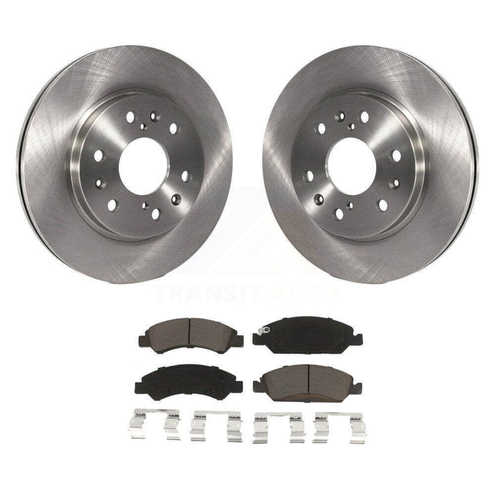 Brake Rotors Ceramic Pad Front Kit For GMC Sierra 1500 Chevrolet Silverado Tahoe