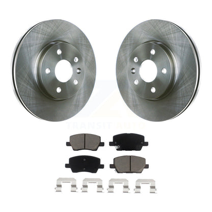 Disc Brake Rotors And Ceramic Pads Front Kit For 2018-2020 Chevrolet Sonic