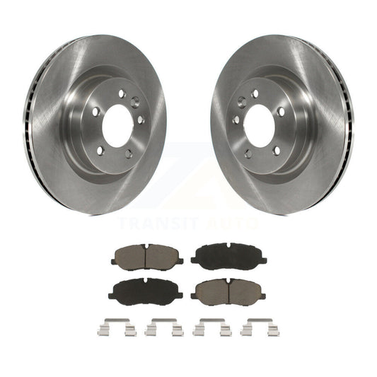 Disc Brake Rotors And Ceramic Pads Front Kit For Land Rover LR3 Range Sport