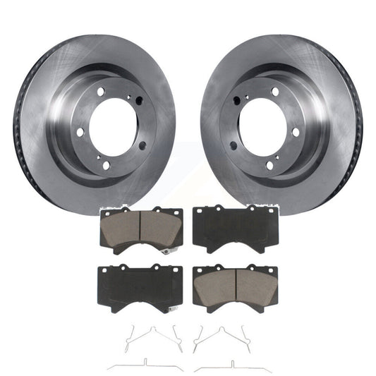 Brake Rotor And Ceramic Pad Front Kit For Toyota Tundra Sequoia Lexus LX570 Land