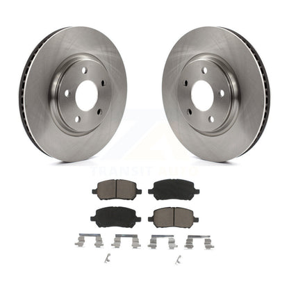 Disc Brake Rotors And Ceramic Pad Front Kit For Pontiac G5 With Rear Brakes