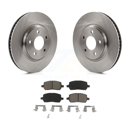 Disc Brake Rotors And Ceramic Pad Front Kit For Pontiac G5 With Rear Brakes