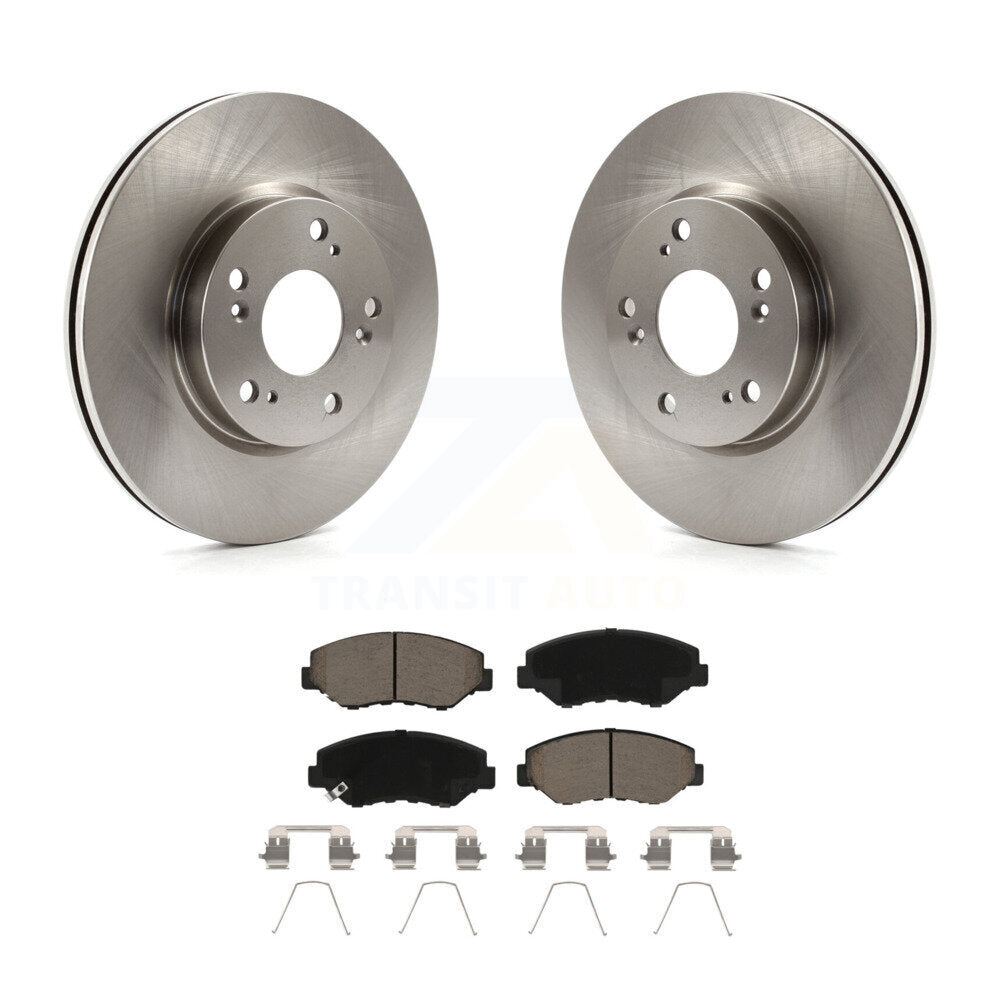 Disc Brake Rotors And Ceramic Pads Front Kit For 2013 Acura ILX 2.0L