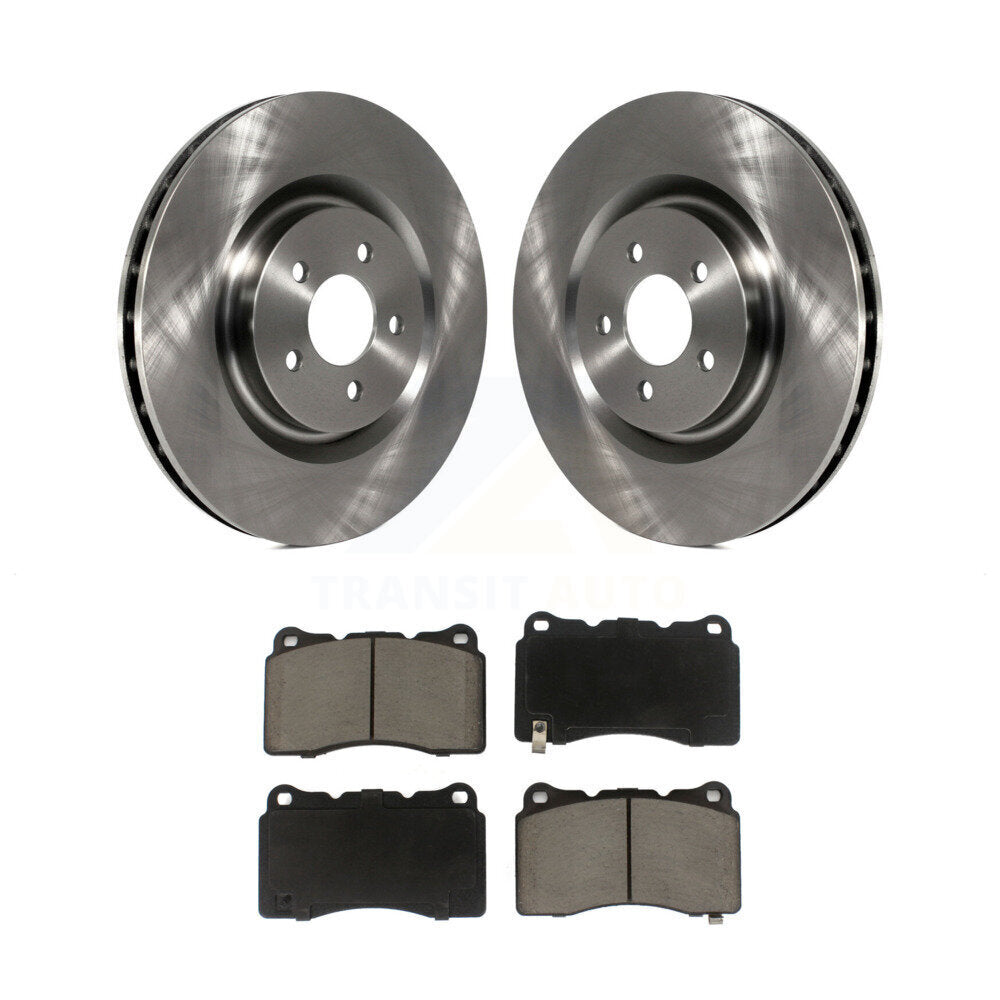 Disc Brake Rotors And Ceramic Pads Front Kit For Ford Mustang