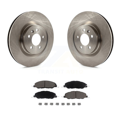 Disc Brake Rotors And Ceramic Pads Front Kit For Ford Mustang