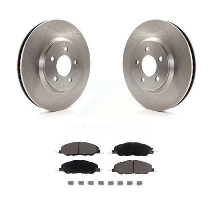 Disc Brake Rotors And Ceramic Pads Front Kit For Ford Mustang