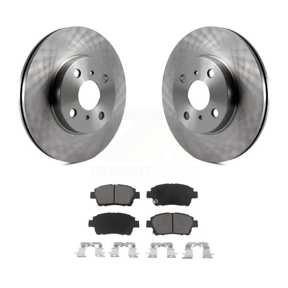 Disc Brake Rotors And Ceramic Pads Front Kit For Toyota Echo MR2 Spyder