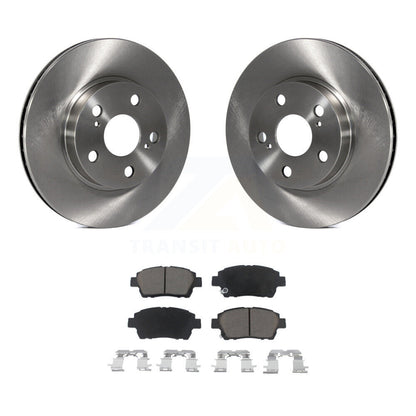 Disc Brake Rotors And Ceramic Pads Front Kit For 2004-2009 Toyota Prius