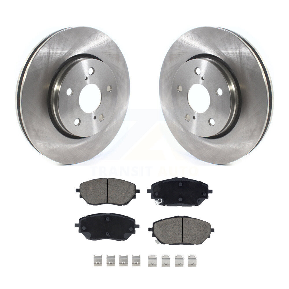 Disc Brake Rotors And Ceramic Pads Front Kit For Toyota C-HR
