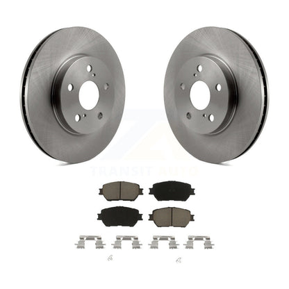 Disc Brake Rotors And Ceramic Pads Front Kit For Toyota Camry