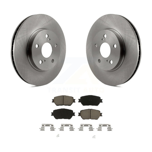 Disc Brake Rotors And Ceramic Pads Front Kit For Toyota Camry