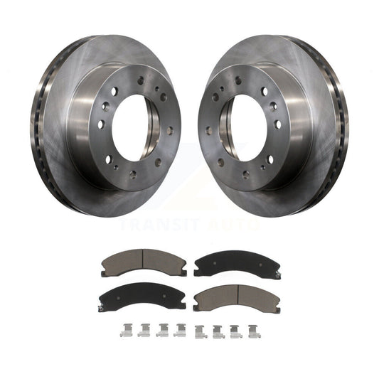 Brake Rotor And Ceramic Pad Front Kit For GMC Chevrolet Sierra 2500 HD Silverado