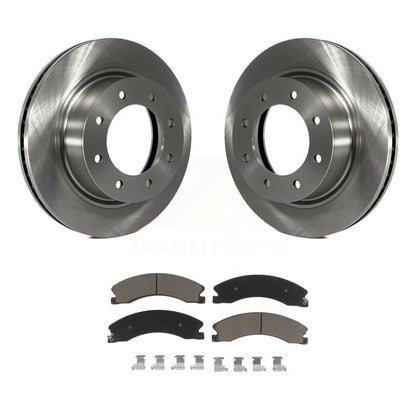 Disc Brake Rotor Ceramic Pad Front Kit For 2012-2021 Nissan NV2500 NV3500 NV1500