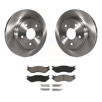 Disc Brake Rotors And Ceramic Pads Front Kit For Dodge Ram 1500 Durango