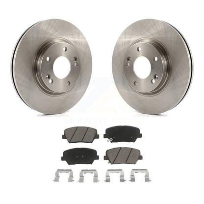 Disc Brake Rotors And Ceramic Pads Front Kit For Hyundai Santa Fe Kia Sorento
