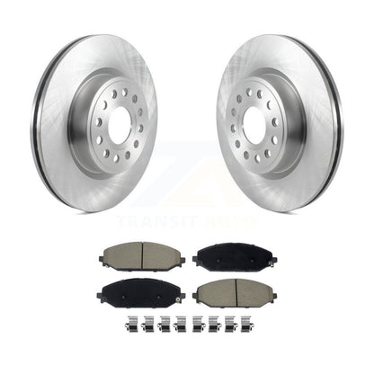 Disc Brake Rotors And Ceramic Pads Front Kit For Ram 1500