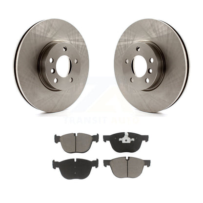 Disc Brake Rotors And Ceramic Pads Front Kit For BMW X5 X6