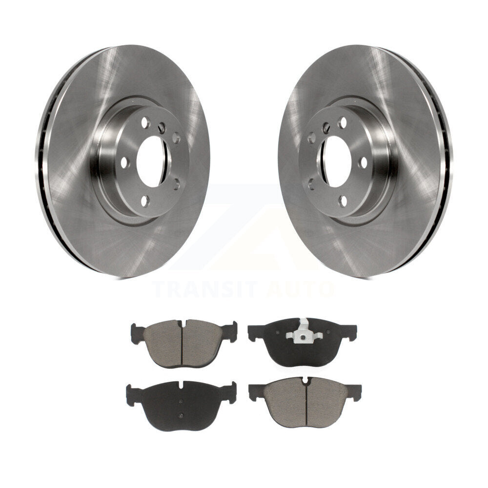 Disc Brake Rotors And Ceramic Pads Front Kit For BMW X5 X6