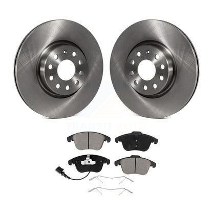 Brake Rotor & Ceramic Pad Front Kit For Volkswagen Tiguan Passat Audi Q3 Quattro