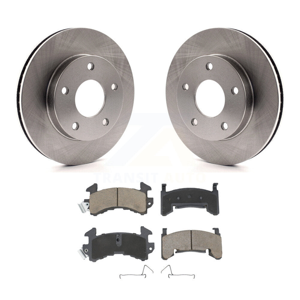 Brake Rotors Ceramic Pad Front Kit For Chevrolet S10 GMC Sonoma S15 Blazer Jimmy