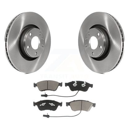Disc Brake Rotors And Ceramic Pads Front Kit For Audi A8 Quattro