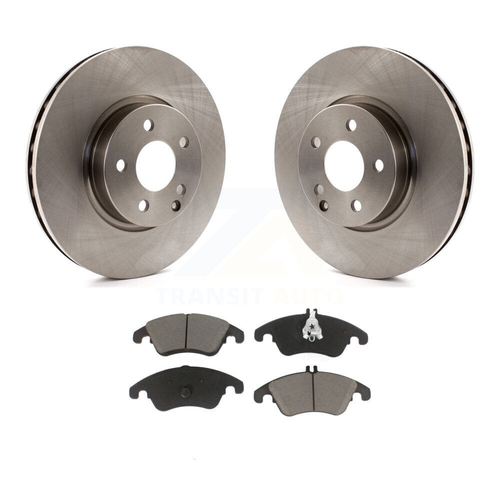 Brake Rotor And Ceramic Pad Front Kit For Mercedes-Benz C300 E350 C350 E400 E250