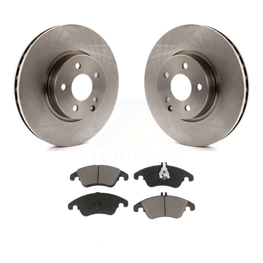 Brake Rotor And Ceramic Pad Front Kit For Mercedes-Benz C300 E350 C350 E400 E250