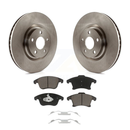 Brake Rotor & Ceramic Pad Front Kit For Ford Police Responder Hybrid SSV Plug-In