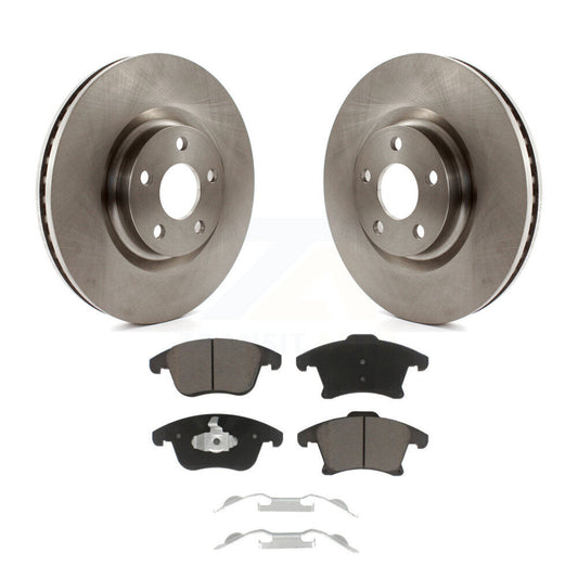 Brake Rotor & Ceramic Pad Front Kit For Ford Police Responder Hybrid SSV Plug-In