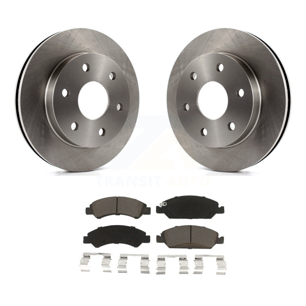 Disc Brake Rotor Ceramic Pad Front Kit For 2007 GMC Sierra 1500 rear brakes