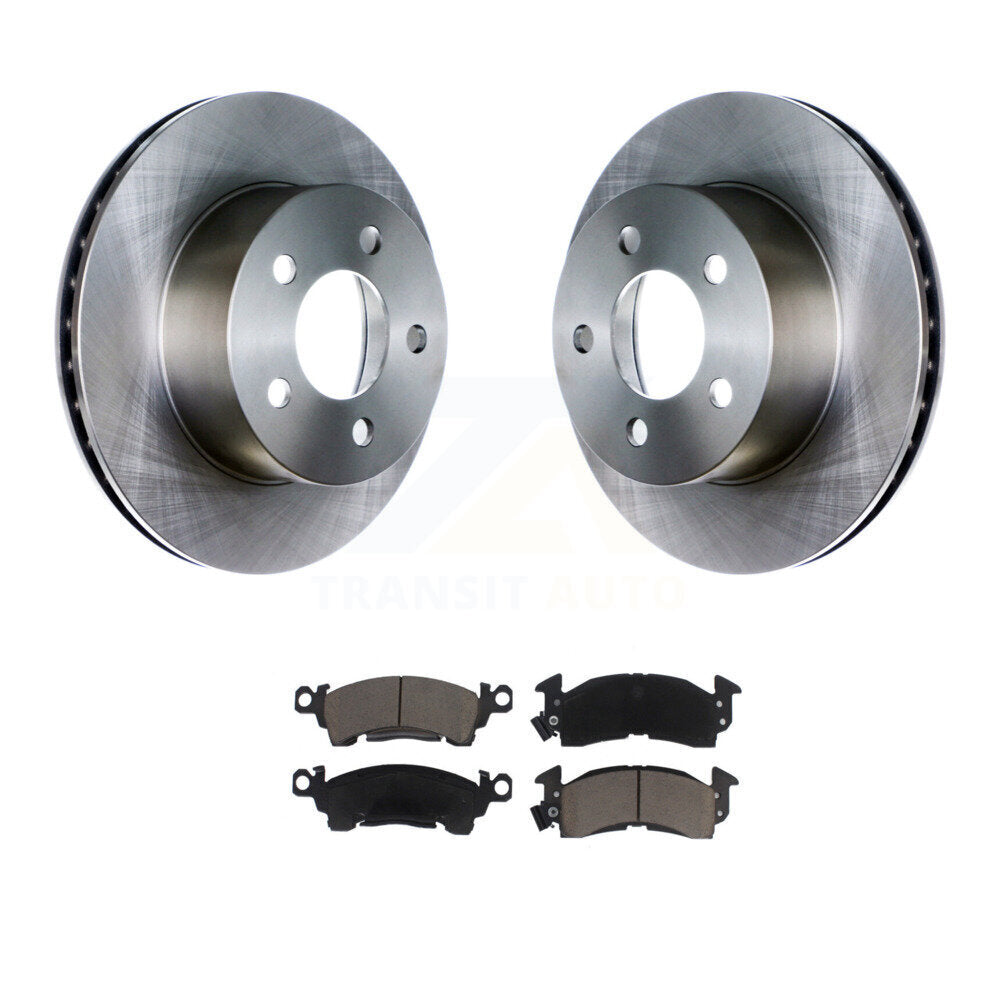 Brake Rotors Ceramic Pad Front Kit For Jeep Grand Wagoneer 3.203" Overall Height