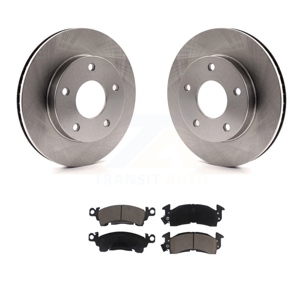 Disc Brake Rotors And Ceramic Pads Front Kit For GMC Jimmy