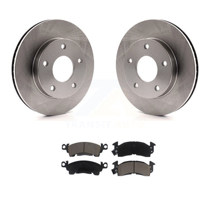 Disc Brake Rotors And Ceramic Pads Front Kit For GMC Jimmy
