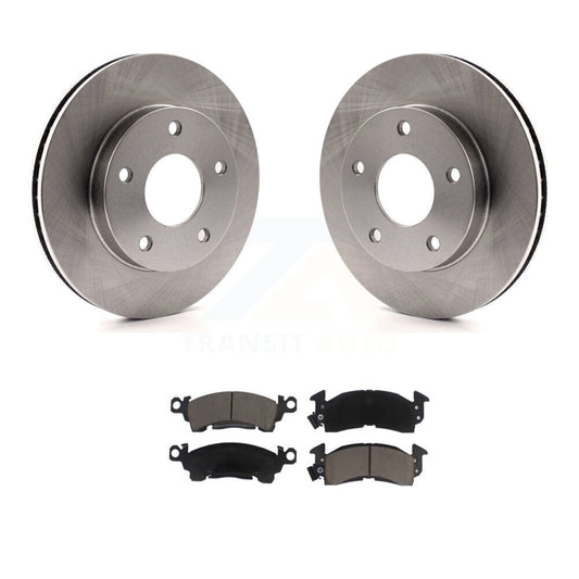 Disc Brake Rotors And Ceramic Pads Front Kit For GMC Jimmy