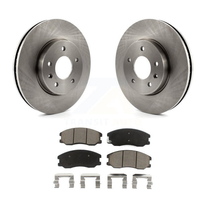 Brake Rotor & Ceramic Pad Front Kit For Chevrolet Equinox Pontiac Torrent Saturn