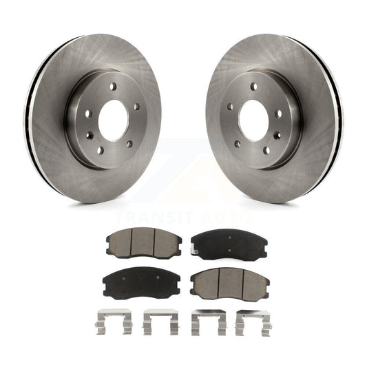 Brake Rotor & Ceramic Pad Front Kit For Chevrolet Equinox Pontiac Torrent Saturn