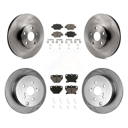 Disc Brake Rotors And Ceramic Pads Front Rear Kit For Toyota Celica
