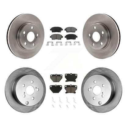 Disc Brake Rotors And Ceramic Pads Front Rear Kit For 2000 Toyota Celica GT