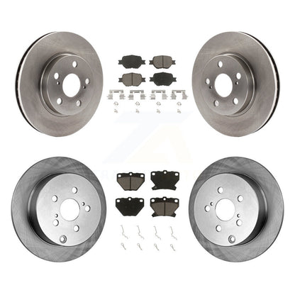 Disc Brake Rotors And Ceramic Pads Front Rear Kit For 2001 Toyota Celica GT