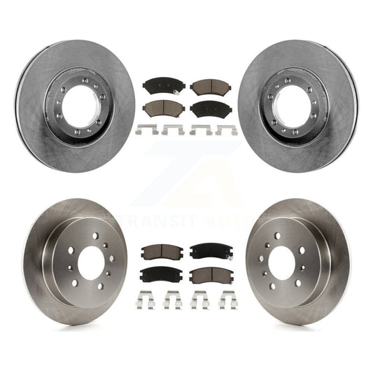 Brake Rotor Ceramic Pad Front Rear Kit For Buick Century Chevrolet Venture Grand