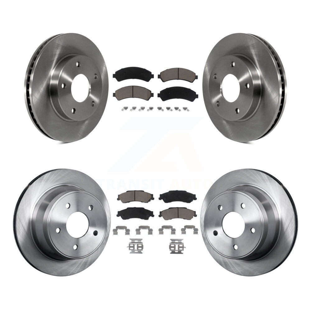 Brake Rotor Ceramic Pad Front Rear Kit For Chevrolet GMC Blazer S10 Jimmy Sonoma