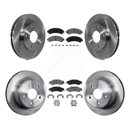 Brake Rotor Ceramic Pad Front Rear Kit For Chevrolet GMC Blazer S10 Jimmy Sonoma