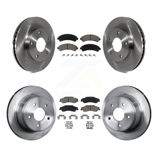 Brake Rotor Ceramic Pad Front Rear Kit For Chevrolet GMC Blazer S10 Jimmy Sonoma