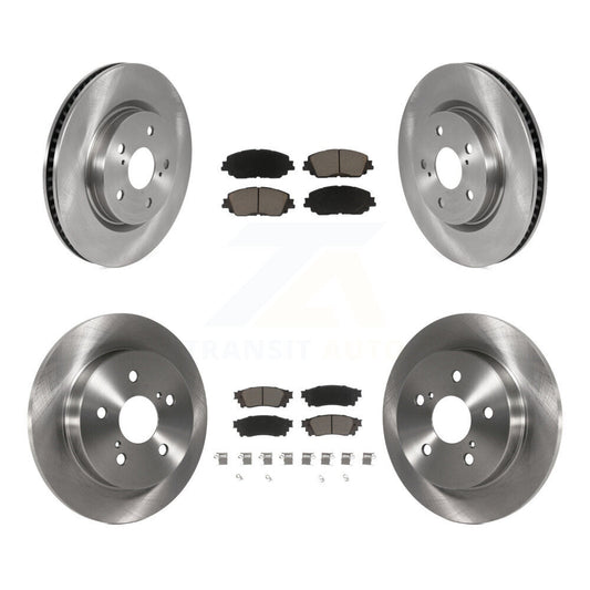 Brake Rotor Ceramic Pad Front Rear Kit For Toyota RAV4 Camry Corolla Cross Lexus