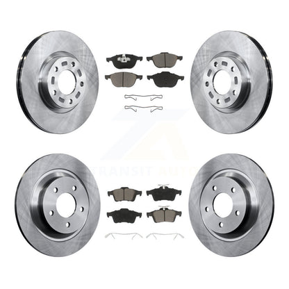 Disc Brake Rotors And Ceramic Pads Front Rear Kit For Mazda 5