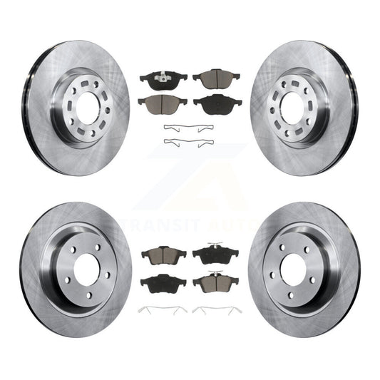 Disc Brake Rotors And Ceramic Pads Front Rear Kit For Mazda 5